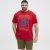 North Latitude T-Shirt Printed Short Sleeve Red - Marškinėliai - Marškinėliai - 2XL-14XL
