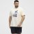 North Latitude T-Shirt Printed Off-White - Marškinėliai - Marškinėliai - 2XL-14XL