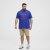 North Latitude Polo Pique Print Short Sleeve Cobalt Blue - Polo marškinėliai - Polo marškinėliai - 2XL-8XL