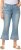Ulla Popken Cropped Flared Eyelet Jeans Light Blue - Džinsai & Kelnės Didelėse Dydžiuose – Plus Size - 