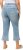 Ulla Popken Cropped Flared Eyelet Jeans Light Blue - Džinsai & Kelnės Didelėse Dydžiuose – Plus Size - 