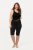 Ulla Popken Stretch Knit Bike Shorts Black - Ulla Popken - Ulla Popken didelių dydžių rūbai