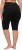Ulla Popken Stretch Knit Bike Shorts Black - Džinsai & Kelnės Didelėse Dydžiuose – Plus Size - 