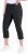 Ulla Popken Stretch Basic Bengaline Capri Pants Black - Džinsai & Kelnės Didelėse Dydžiuose – Plus Size - 
