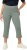 Ulla Popken Stretch Basic Bengaline Capri Pants Light Moss Green - Džinsai & Kelnės Didelėse Dydžiuose – Plus Size - 