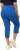 Ulla Popken Stretch Basic Bengaline Capri Pants Royal Blue - Džinsai & Kelnės Didelėse Dydžiuose – Plus Size - 