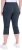 Ulla Popken Bengaline Elastic Waist Stretch Capri Pants Navy Blue - Džinsai & Kelnės Didelėse Dydžiuose – Plus Size - 
