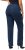 Ulla Popken Straight Leg Elastic Waist Mandy Fit Stretch Jeans Denim Blue - Džinsai & Kelnės Didelėse Dydžiuose – Plus Size - 