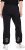 Ulla Popken Zip Off Reflective Detail Funtional Powerstretch Pants Black - Džinsai & Kelnės Didelėse Dydžiuose – Plus Size - 