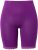 Ulla Popken Lace Hem Stretch Viscose Knit Bicycle Length Lounge Shorts Purple - Džinsai & Kelnės Didelėse Dydžiuose – Plus Size - 