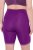 Ulla Popken Lace Hem Stretch Viscose Knit Bicycle Length Lounge Shorts Purple - Džinsai & Kelnės Didelėse Dydžiuose – Plus Size - 