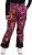 Ulla Popken Hyprar Rose Print Fully Lined Ski Pants Orange - Džinsai & Kelnės Didelėse Dydžiuose – Plus Size - 