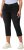 Ulla Popken Cropped Stretch Blend Mony Jeans Black - Džinsai & Kelnės Didelėse Dydžiuose – Plus Size - 