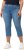 Ulla Popken Cropped Stretch Blend Mony Jeans Blue - Džinsai & Kelnės Didelėse Dydžiuose – Plus Size - 