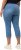 Ulla Popken Cropped Stretch Blend Mony Jeans Blue - Džinsai & Kelnės Didelėse Dydžiuose – Plus Size - 