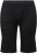 Ulla Popken Frayed Hemline Elastic Waistband Bermuda Shorts Black - Džinsai & Kelnės Didelėse Dydžiuose – Plus Size - 