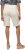 Ulla Popken Frayed Hemline Elastic Waistband Bermuda Shorts White - Džinsai & Kelnės Didelėse Dydžiuose – Plus Size - 
