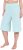 Ulla Popken Wide Leg Flared Bermuda Shorts Blue - Džinsai & Kelnės Didelėse Dydžiuose – Plus Size - 
