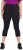 Ulla Popken Cropped High Waisted Leggings Black - Džinsai & Kelnės Didelėse Dydžiuose – Plus Size - 