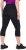 Ulla Popken Cropped High Waisted Leggings Black - Džinsai & Kelnės Didelėse Dydžiuose – Plus Size - 