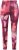 Ulla Popken Abstract Print Ski Leggings Red - Džinsai & Kelnės Didelėse Dydžiuose – Plus Size - 