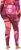 Ulla Popken Abstract Print Ski Leggings Red - Džinsai & Kelnės Didelėse Dydžiuose – Plus Size - 