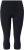 Ulla Popken Cropped Sports Leggings Black - Džinsai & Kelnės Didelėse Dydžiuose – Plus Size - 