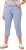 Ulla Popken Capri Boyfriend Jeans Blue - Džinsai & Kelnės Didelėse Dydžiuose – Plus Size - 