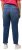 Ulla Popken Rhinestone Detail Stretch Fit Skinny Jeans Blue Denim - Džinsai & Kelnės Didelėse Dydžiuose – Plus Size - 