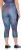 Ulla Popken Quick Dry Cropped Geometric Print Leggings Grey - Džinsai & Kelnės Didelėse Dydžiuose – Plus Size - 