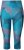 Ulla Popken Quick Dry Cropped Geometric Print Leggings Blue - Striukės - 