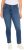 Ulla Popken Fringed Hem Stretch Fit Jeans Denim Blue - Džinsai & Kelnės Didelėse Dydžiuose – Plus Size - 