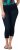 Ulla Popken Cropped Raw Hem Jeggings Denim Blue - Džinsai & Kelnės Didelėse Dydžiuose – Plus Size - 