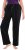 Ulla Popken Fleece Loungewear Pants Black - Džinsai & Kelnės Didelėse Dydžiuose – Plus Size - 