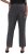 Ulla Popken Sparkling Pinstripe Elastic Waist Pants Black - Džinsai & Kelnės Didelėse Dydžiuose – Plus Size - 
