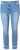 Ulla Popken Double Fringe Hem Stretch Fit Jeans Light Blue Denim - Džinsai & Kelnės Didelėse Dydžiuose – Plus Size - 