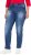 Ulla Popken Tapered Leg Lightly Distressed Jeans Denim Blue - Džinsai & Kelnės Didelėse Dydžiuose – Plus Size - 