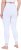 Ulla Popken Lace Trim Leggings White - Džinsai & Kelnės Didelėse Dydžiuose – Plus Size - 