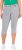 Ulla Popken Denim Fringed Hem Capris Grey - Džinsai & Kelnės Didelėse Dydžiuose – Plus Size - 