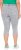 Ulla Popken Denim Fringed Hem Capris Grey - Džinsai & Kelnės Didelėse Dydžiuose – Plus Size - 
