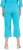 Ulla Popken Textured Elastic Waist Cropped Pants Deep Aqua - Džinsai & Kelnės Didelėse Dydžiuose – Plus Size - 