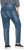 Ulla Popken Decorative Seam Stretch Fit Boyfriend Jeans Blue - Džinsai & Kelnės Didelėse Dydžiuose – Plus Size - 