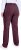 Ulla Popken Thermal Stretch Fit Mony Pants Aubergine - Džinsai & Kelnės Didelėse Dydžiuose – Plus Size - 