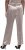 Ulla Popken Metallic Satin Elastic Waist Pants Orange - Džinsai & Kelnės Didelėse Dydžiuose – Plus Size - 