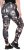 Ulla Popken Abstract Print Quick Dry Sports Leggings Black - Džinsai & Kelnės Didelėse Dydžiuose – Plus Size - 