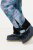Ulla Popken Functional Ski Trousers Waterproof Shaped Knees Velcro Closure Mineral Blue - Slidinėjimo apranga - 