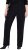 Ulla Popken Rose Wide Leg Stretch Waist Trousers Black - Džinsai & Kelnės Didelėse Dydžiuose – Plus Size - 