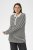 Kaffe Curve Miana Long Sleeve Polo Chalk with Black Stripe - Polo marškinėliai - 
