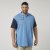 North Latitude 61131 Pikė Polo su Kontrastingomis Rankovėmis ir Siuvinėjimu Mėlyna - Polo marškinėliai - Polo marškinėliai - 2XL-8XL