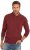 JP1880 Polo Shirt Long Sleeve Piqué Red - Polo marškinėliai - Polo marškinėliai - 2XL-8XL